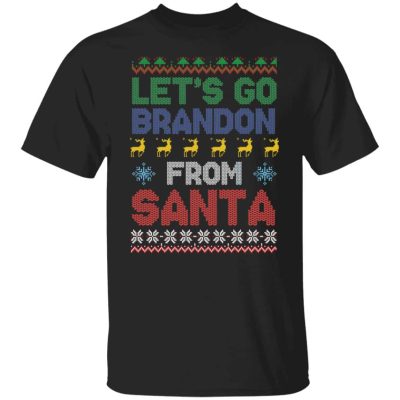 6VT. UU TIEN Go Brandon From Santa, Black, Unisex T-Shirt