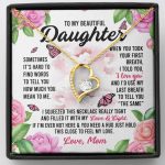 Sometimes It’s Hard to Find Words I Love You Mom Daughter Gift Forever Love Pendant Necklace - Forever Love Necklace (18K Yellow Gold) Sometimes It’s Hard to Find Words I Love You Mom Daughter Gift Forever Love Pendant Necklace - Forever Love Necklace (18K Yellow Gold)