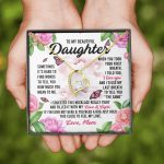 Sometimes It’s Hard to Find Words I Love You Mom Daughter Gift Forever Love Pendant Necklace Sometimes It’s Hard to Find Words I Love You Mom Daughter Gift Forever Love Pendant Necklace