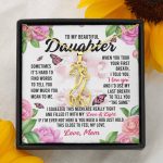 Sometimes It’s Hard to Find Words I Love You Mom Daughter Gift Giraffe Pendant Necklace Sometimes It’s Hard to Find Words I Love You Mom Daughter Gift Giraffe Pendant Necklace