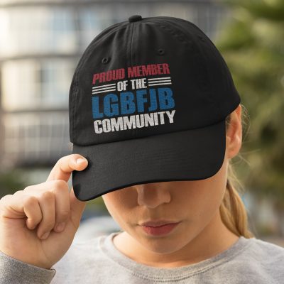 Alternative view of Proud Member Of LGBFJB Community Funny Republican Twill Cap - Anti Biden FJB Snapback Hat