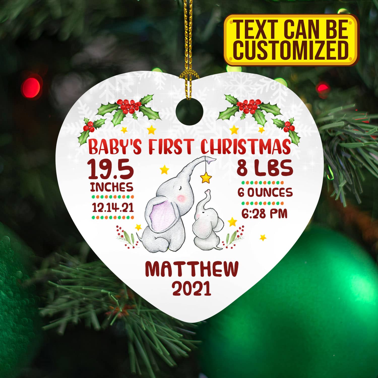 1. Baby Frist Christmas CUSTOM TEXT (4) Mockup 1
