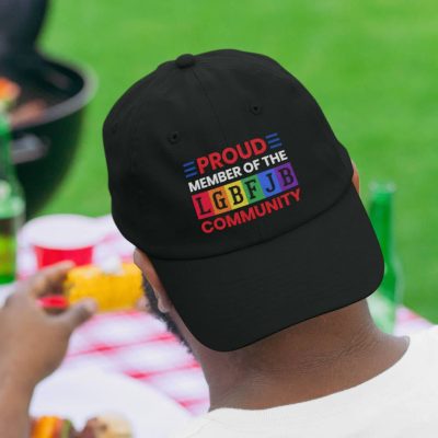Proud Member Of The LGBFJB Community Twill Cap - Funny Anti Joe Biden High-Profile Snapback Hat