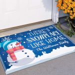 2TM. Snowplace Like Home (Sample Design) Doormat mockup 11