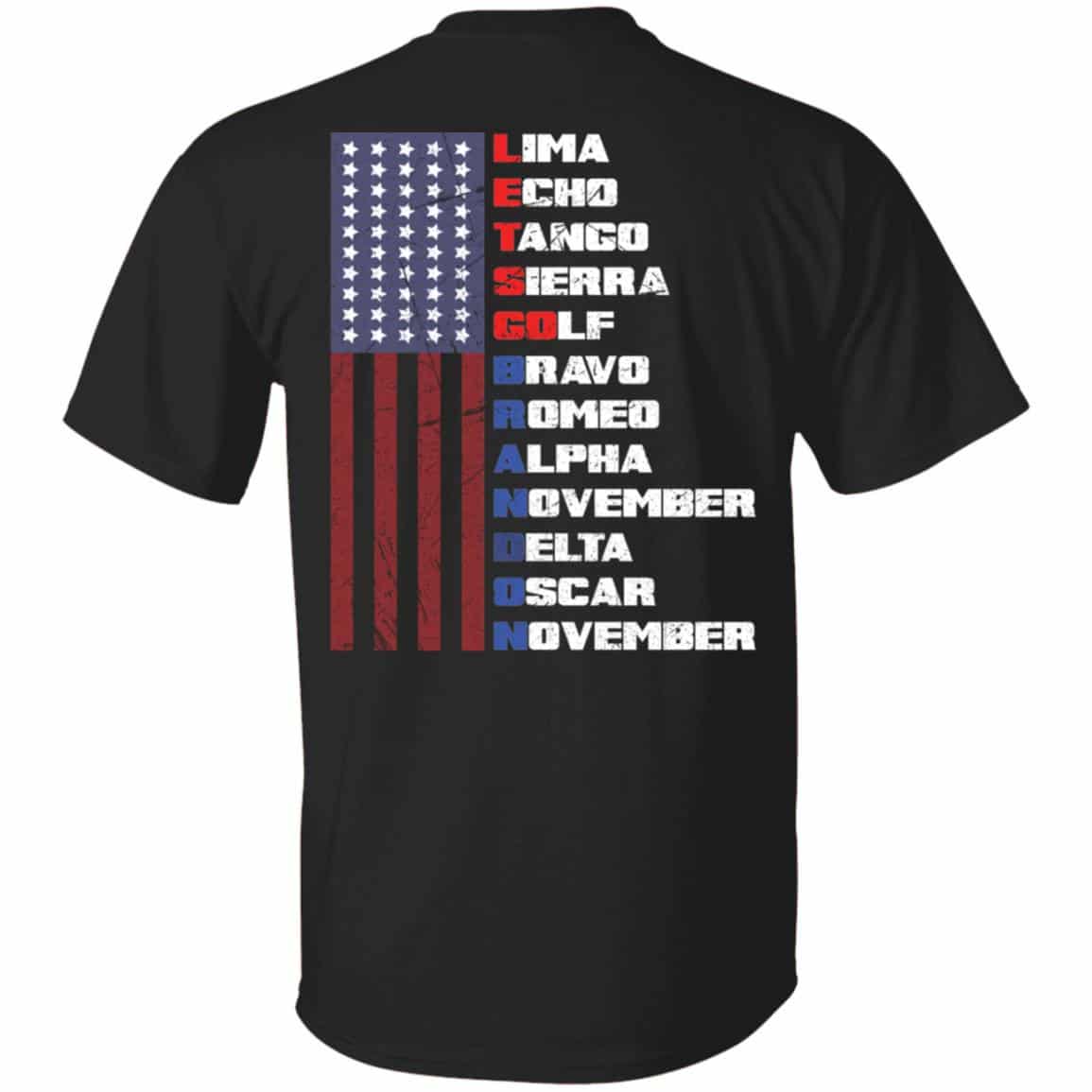 5TM UU TIEN. Lima Echo Tango, Black, Unisex T-Shirt