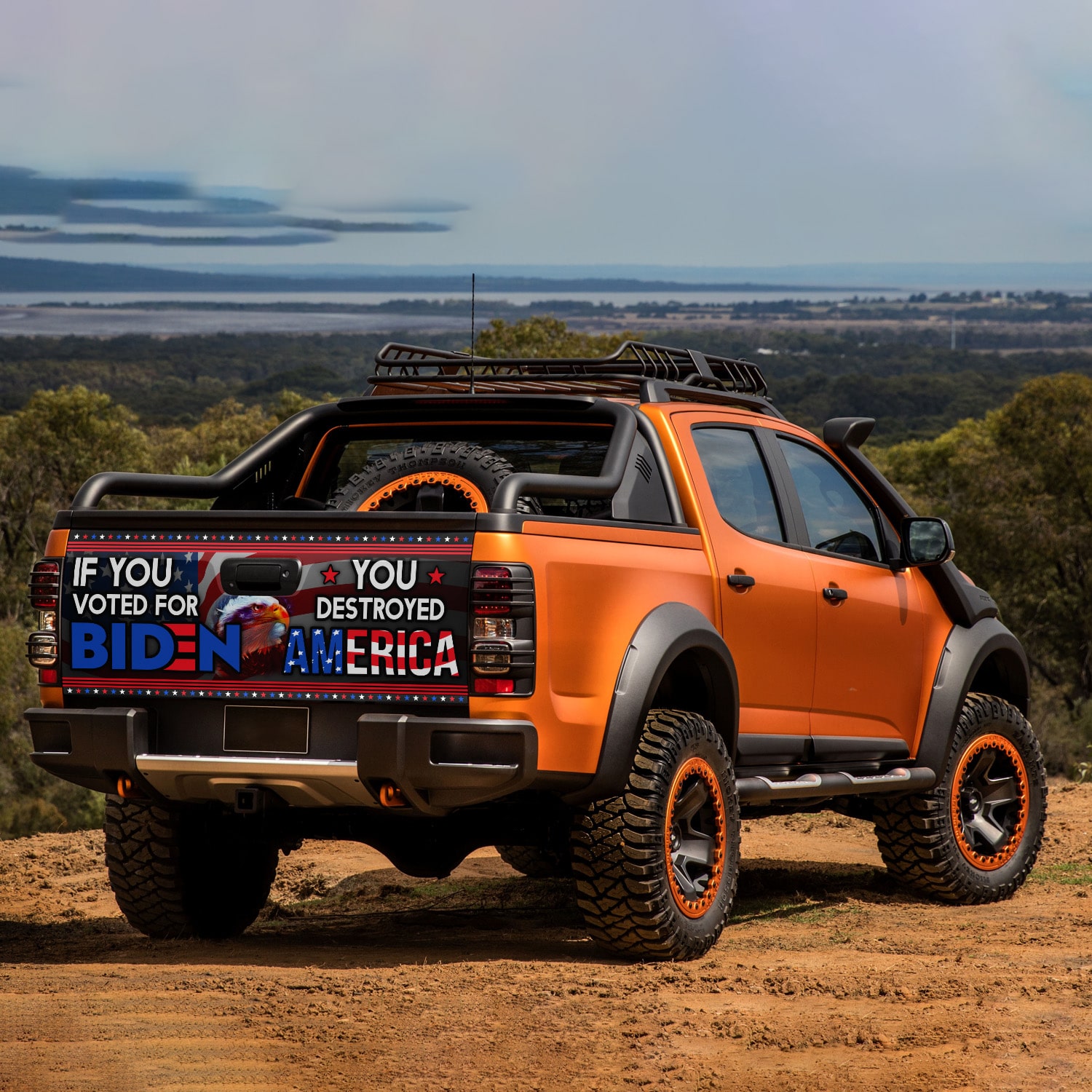 Joe Biden Tailgate Wrap - qur4nhx
