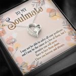 To My Soulmate I May Not Be To Solve All Your Problems To My Girlfriend Forever Love Heart Pendant Necklace