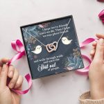 I Hope We're Friends Until We Die Then I Hope We Stay Ghost Friends Interlocking Hearts Pendant Necklace