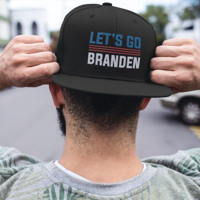 Alternative view of Let's Go Branden Brandon FJB Twill Cap - Pro America Anti Biden Snapback Hat