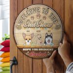 3. Welcome to Shitshow (Sample Design 3) Door Sign Mockup 13