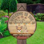 3. Welcome to Shitshow (Sample Design 2) Door Sign Mockup 2