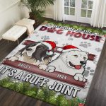 4O. Dog House-Sample design 4 Rectangle Rug Mockup 2