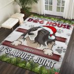 4O. Dog House-Sample design 5 Rectangle Rug Mockup 2
