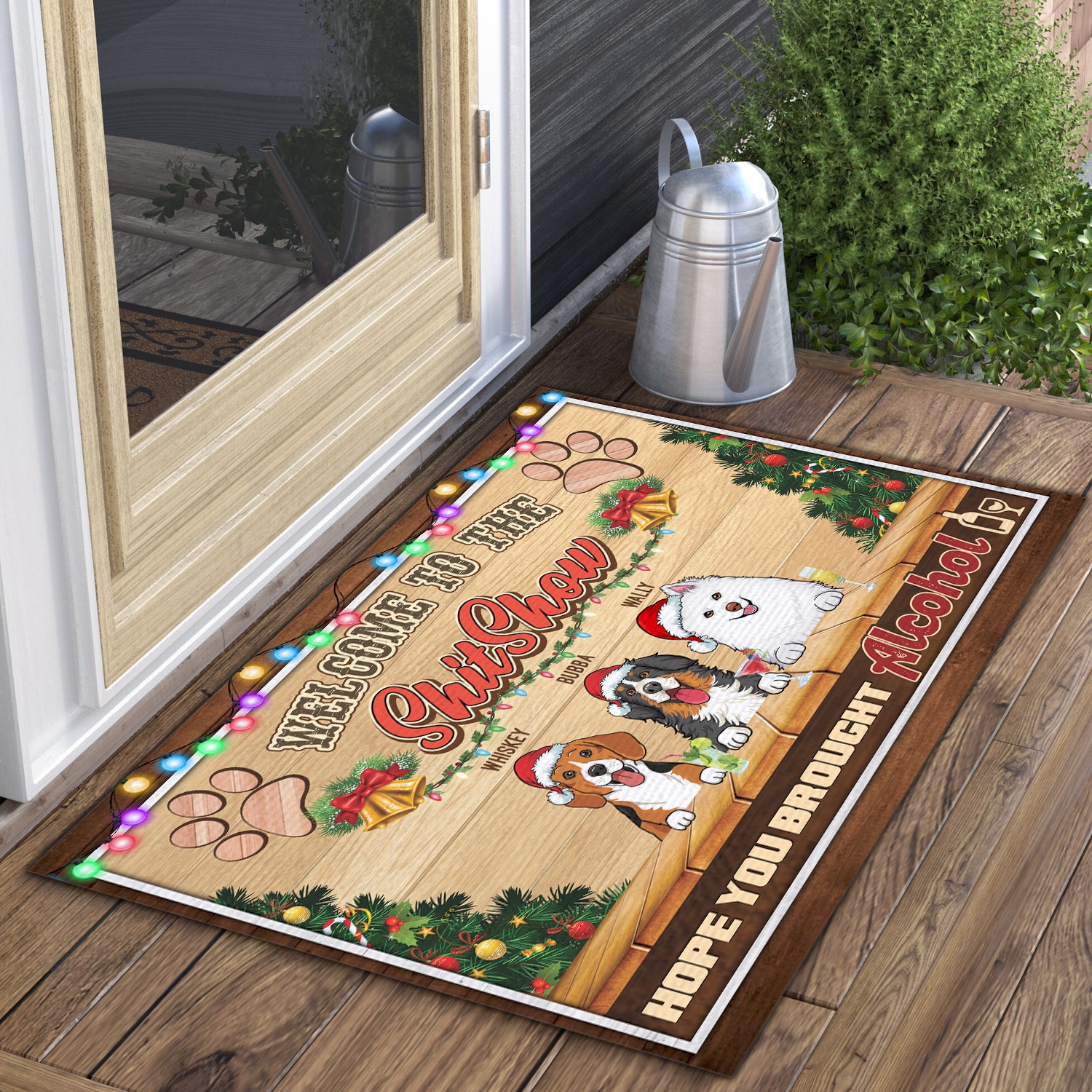 3. Welcome to Shitshow (Sample Design 3) Doormat mockup 3