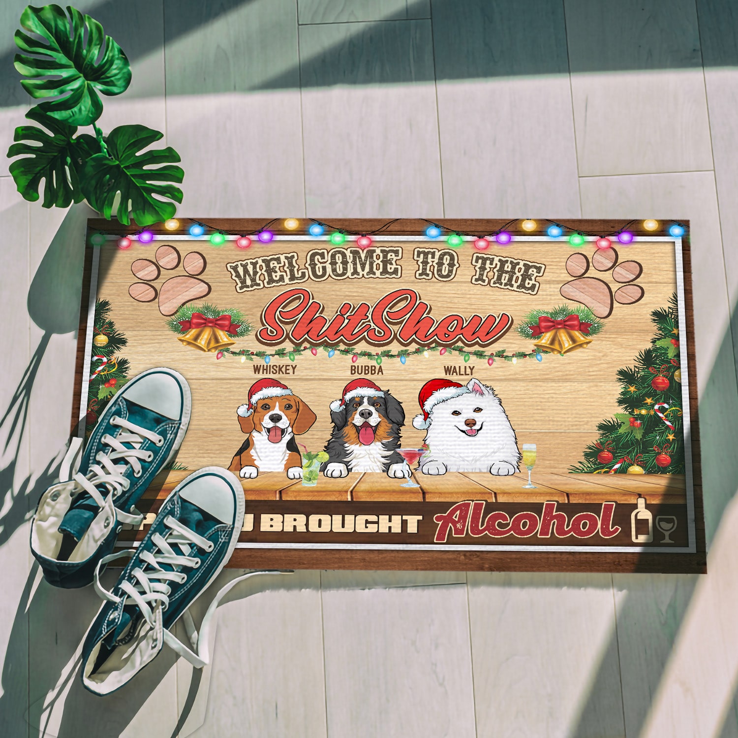 3. Welcome to Shitshow (Sample Design 3) Doormat mockup 5