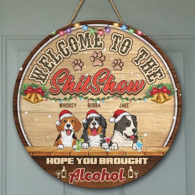 Wooden Door Sign