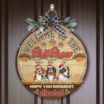 3. Welcome to Shitshow (Sample Design 3) Door Sign Mockup 7