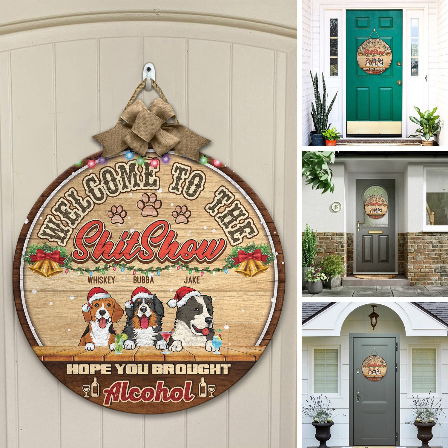 3. Welcome to Shitshow (Sample Design 3) Door Sign Mockup 12