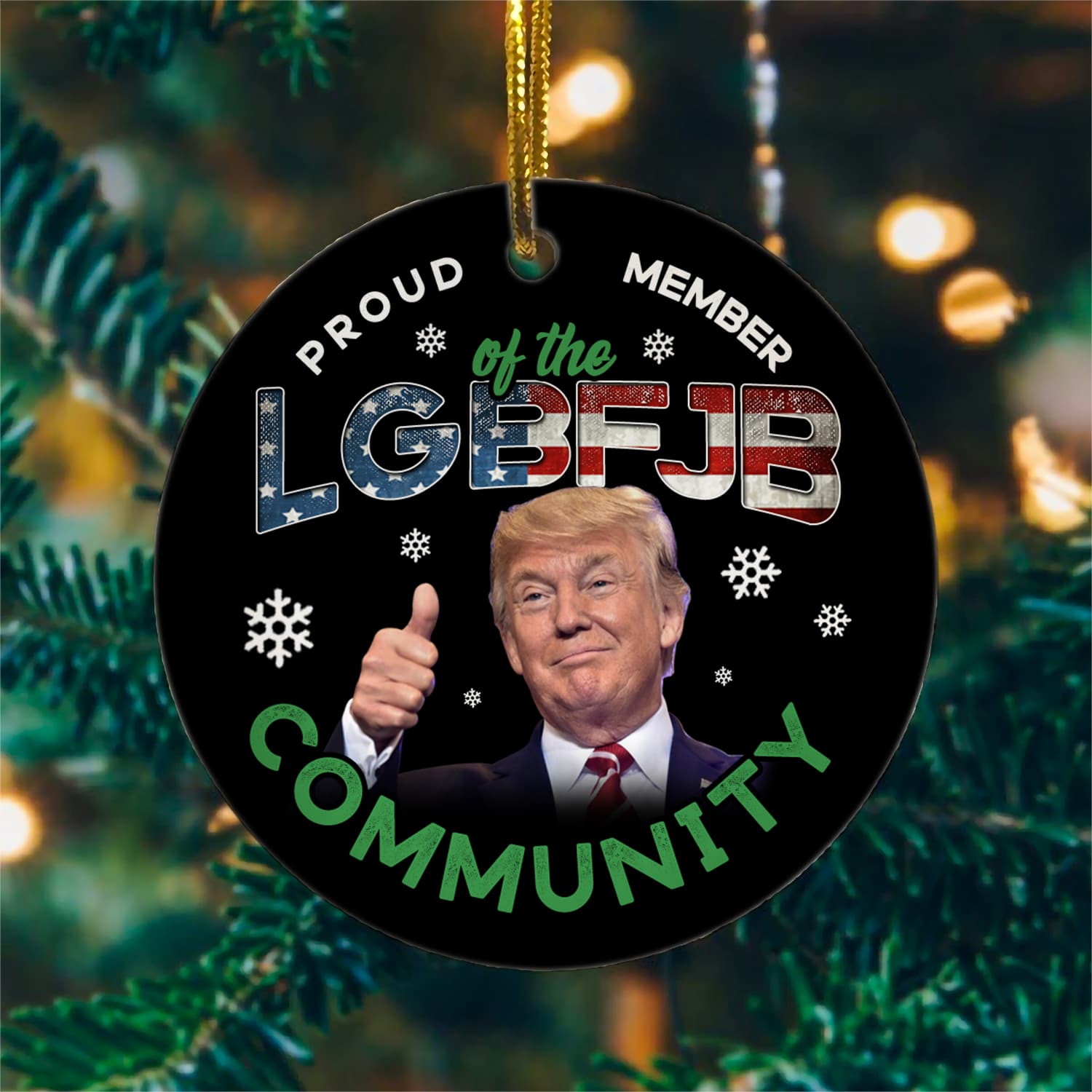 4VT. Trump Proud Member ornament mk1