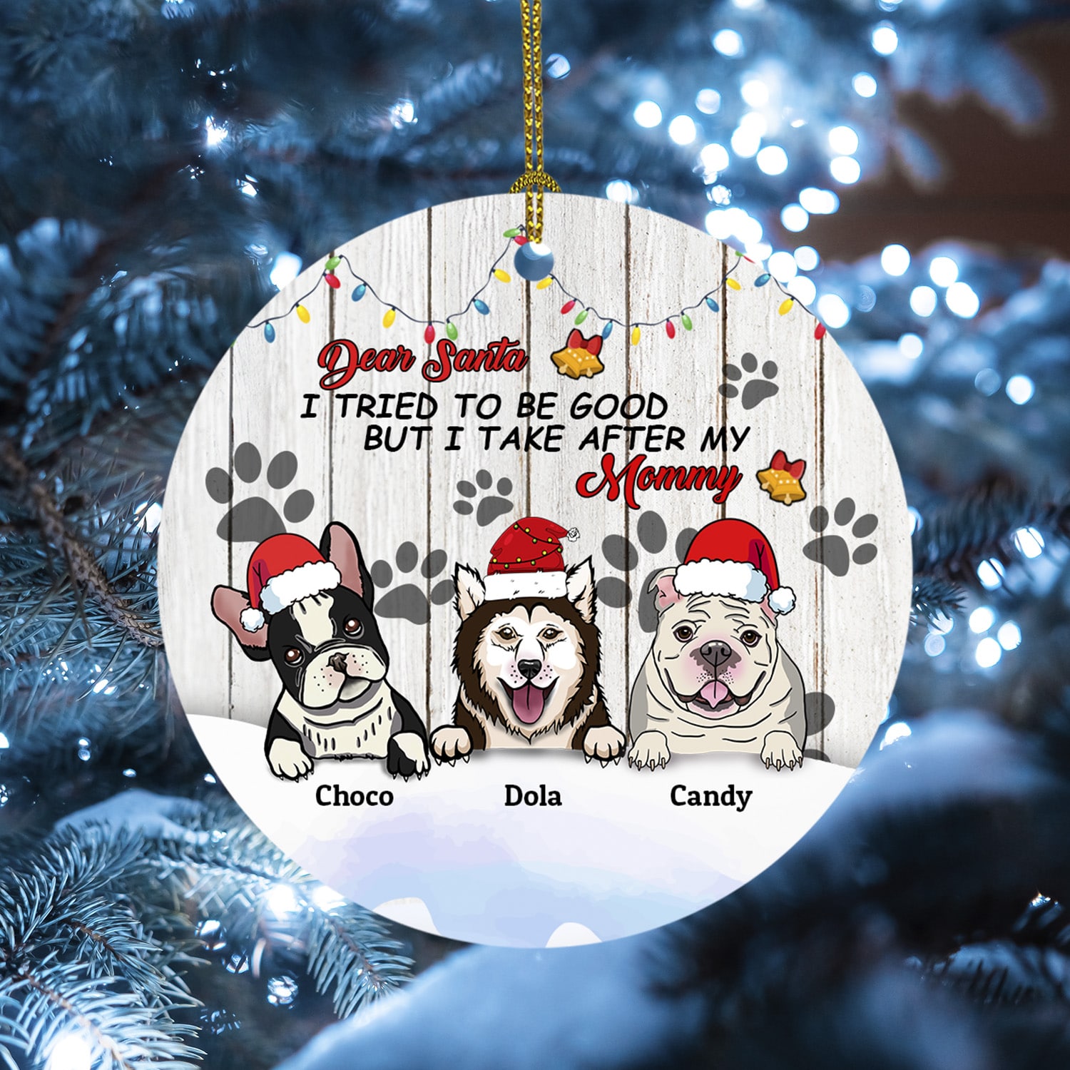 3O. Dear Santa 3-sample design Circle Mockup 4