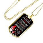 Personalized Son Name To My Son Firefighter Wherever Your Journey In Life May Take You Dog Tag - Gift for Firefighter