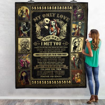 Alternative view of My Only Love The Day I Met You I Found The One My Soul Loves Arctic Fleece Blanket - Mink Sherpa Blanket