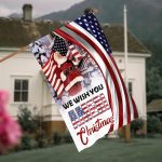 8VT. Wish You Ameri Christmas House Flag Mockup 4