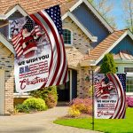 8VT. Wish You Ameri Christmas Garden & House Mockup 3