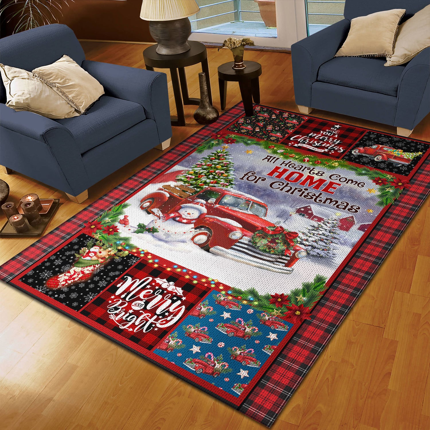 5VT. All Hearts Come Home Rectangle Rug Mockup 7