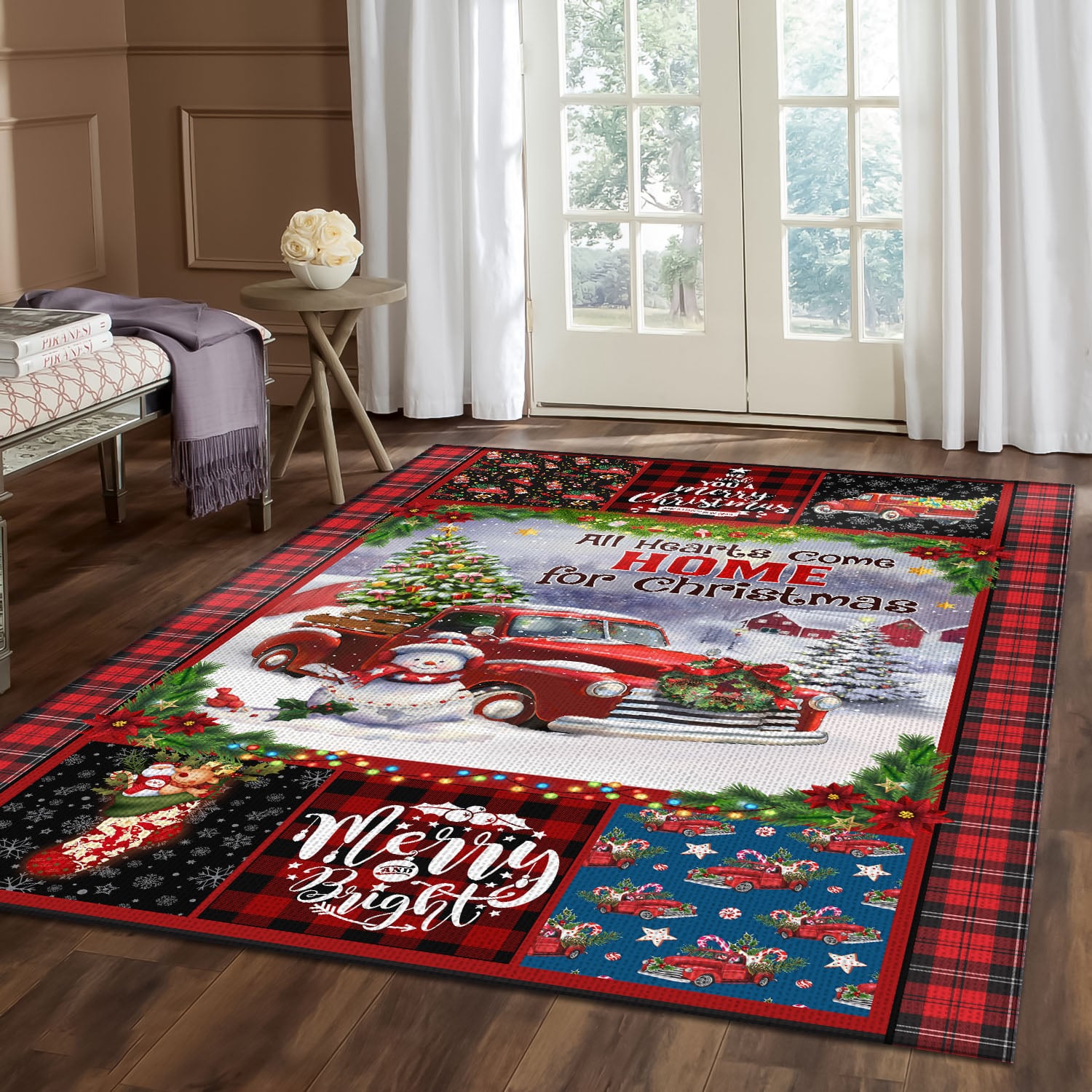 5VT. All Hearts Come Home Rectangle Rug Mockup 8