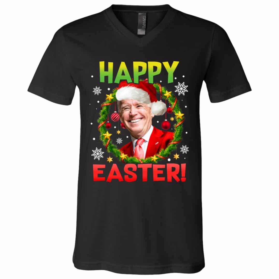 1Th UU TIEN. Happy Easter (5), Black, V-Neck T-Shirt 1Th UU TIEN. Happy Easter (5), Black, V-Neck T-Shirt