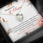 Stepped Up Mom One Who Made The Choice To Love Another's Child As Their Own Forever Love Heart Pendant Necklace