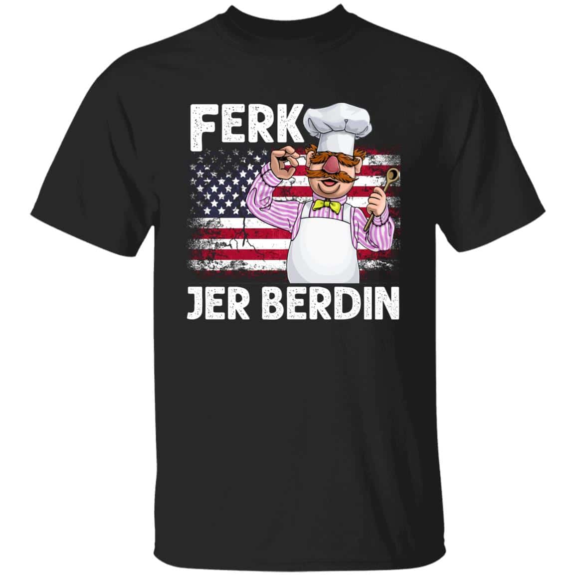 6TM UU TIEN. Ferk Jer Berdin (4), Black, Unisex T-Shirt