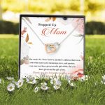 Stepped Up Mom One Who Made The Choice To Love Another's Child As Their Own Interlocking Hearts Pendant Necklace Stepped Up Mom One Who Made The Choice To Love Another's Child As Their Own Interlocking Hearts Pendant Necklace