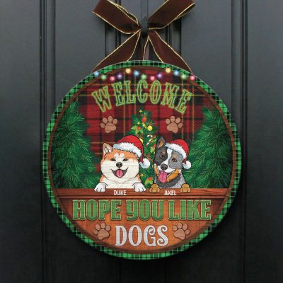 Wooden Door Sign