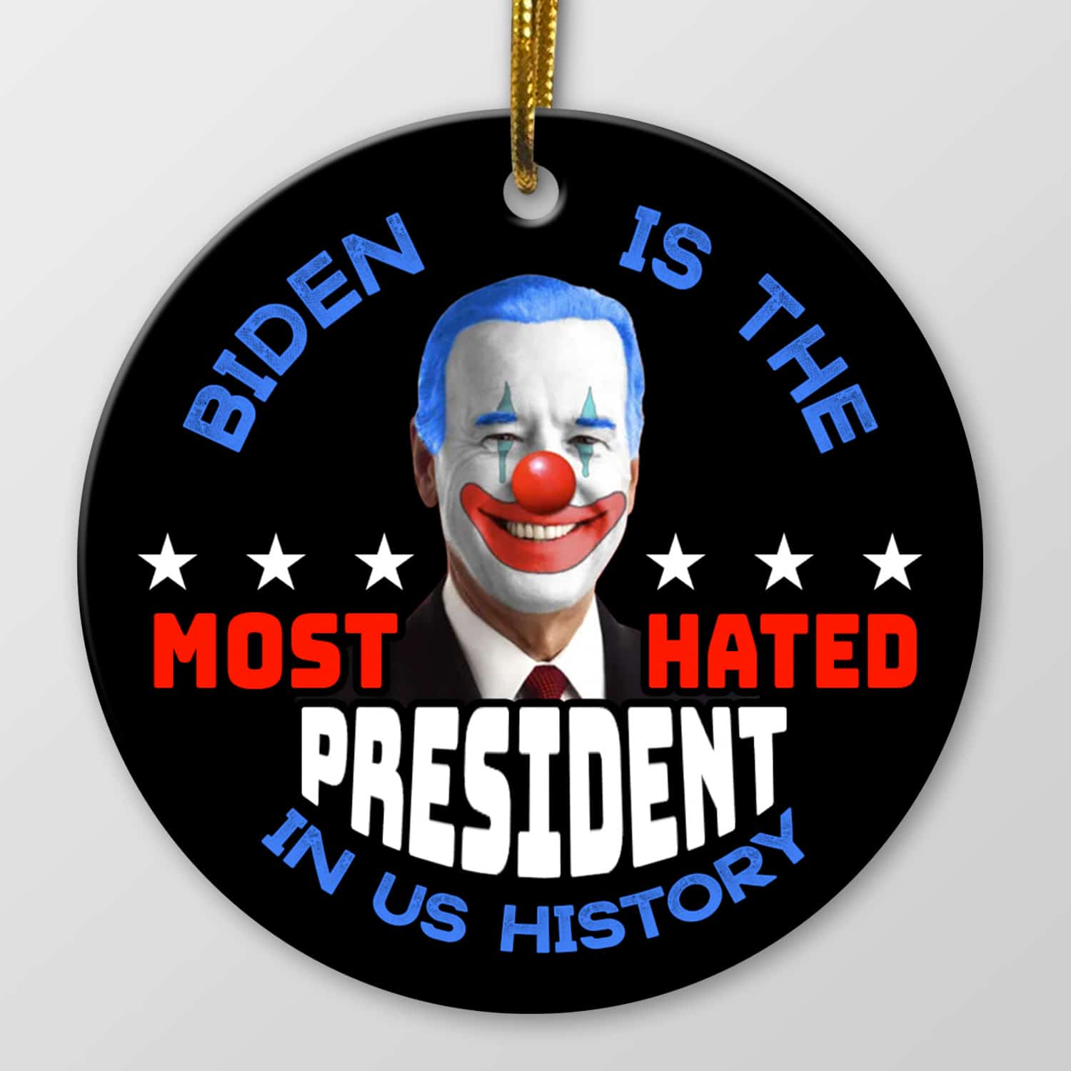 1O. Hated President (3) Circle Mockup Simple