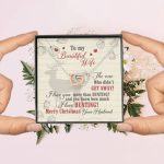 To My Beautiful Wife The One Who Didn't Get Away I Love You More Than Hunting Forever Love Heart Pendant Necklace