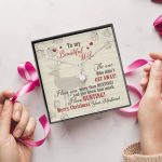 To My Beautiful Wife The One Who Didn't Get Away I Love You More Than Hunting Alluring Beauty Necklace