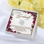 To My Soulmate I May Not Be Able To Solve All Your Problems Love Knot Necklace