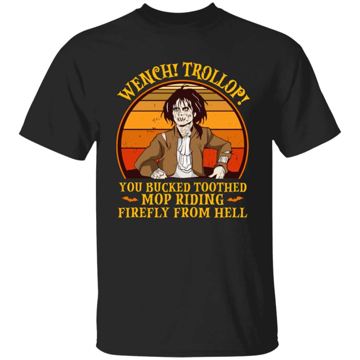 6. Wench Trollop (6), Black, Unisex T-Shirt