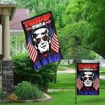 1O. Trump 2024 (30x40) Garden & House Mockup 1