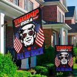 1O. Trump 2024 (30x40) Garden & House Mockup 2