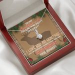 Husband to My Beautiful Wife the One Who Didn't Get Away I Love You More than Hunting Alluring Beauty Necklace