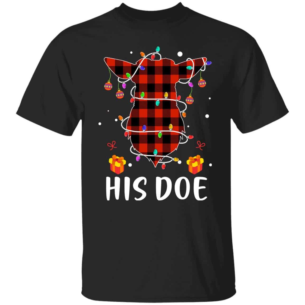 2Th. Her Buck And His Doe 1, Black, Unisex T-Shirt