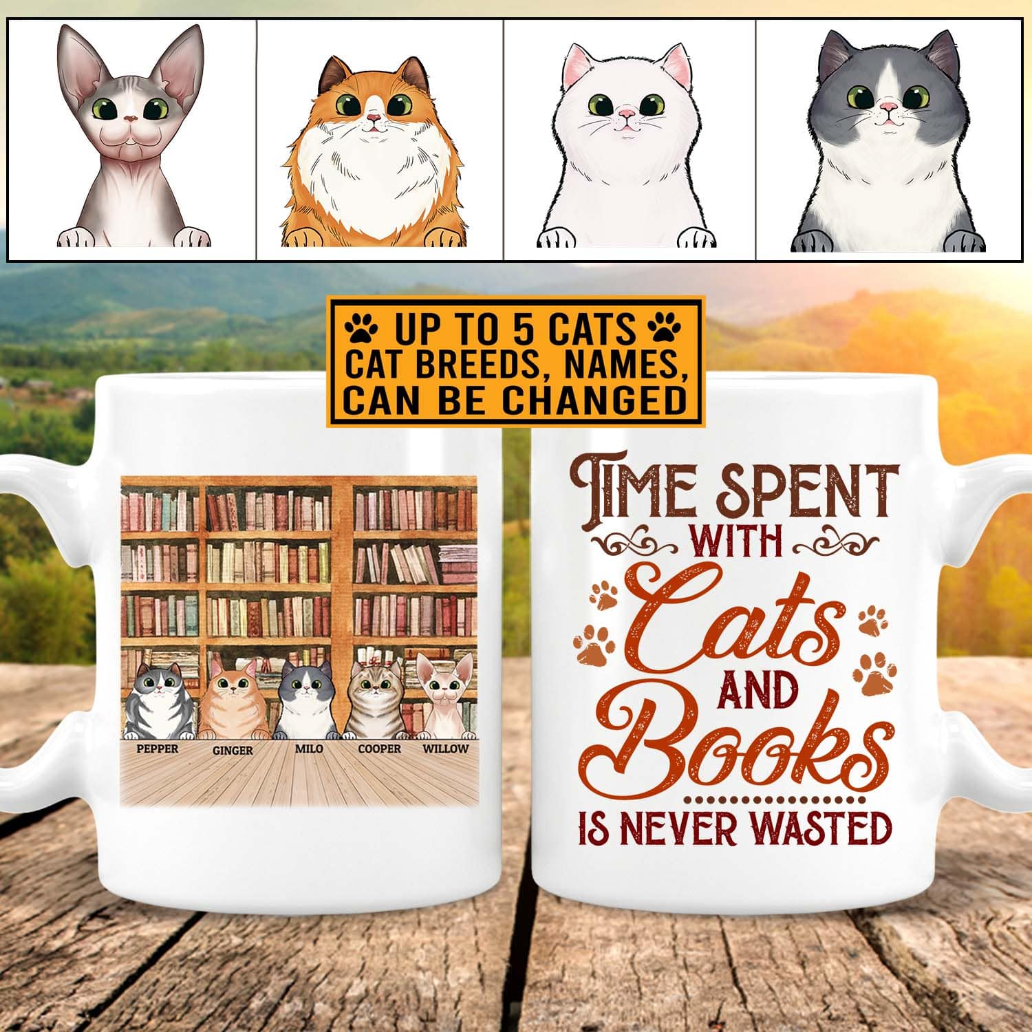 8Th. Time Spent With Cats Mockup 5
