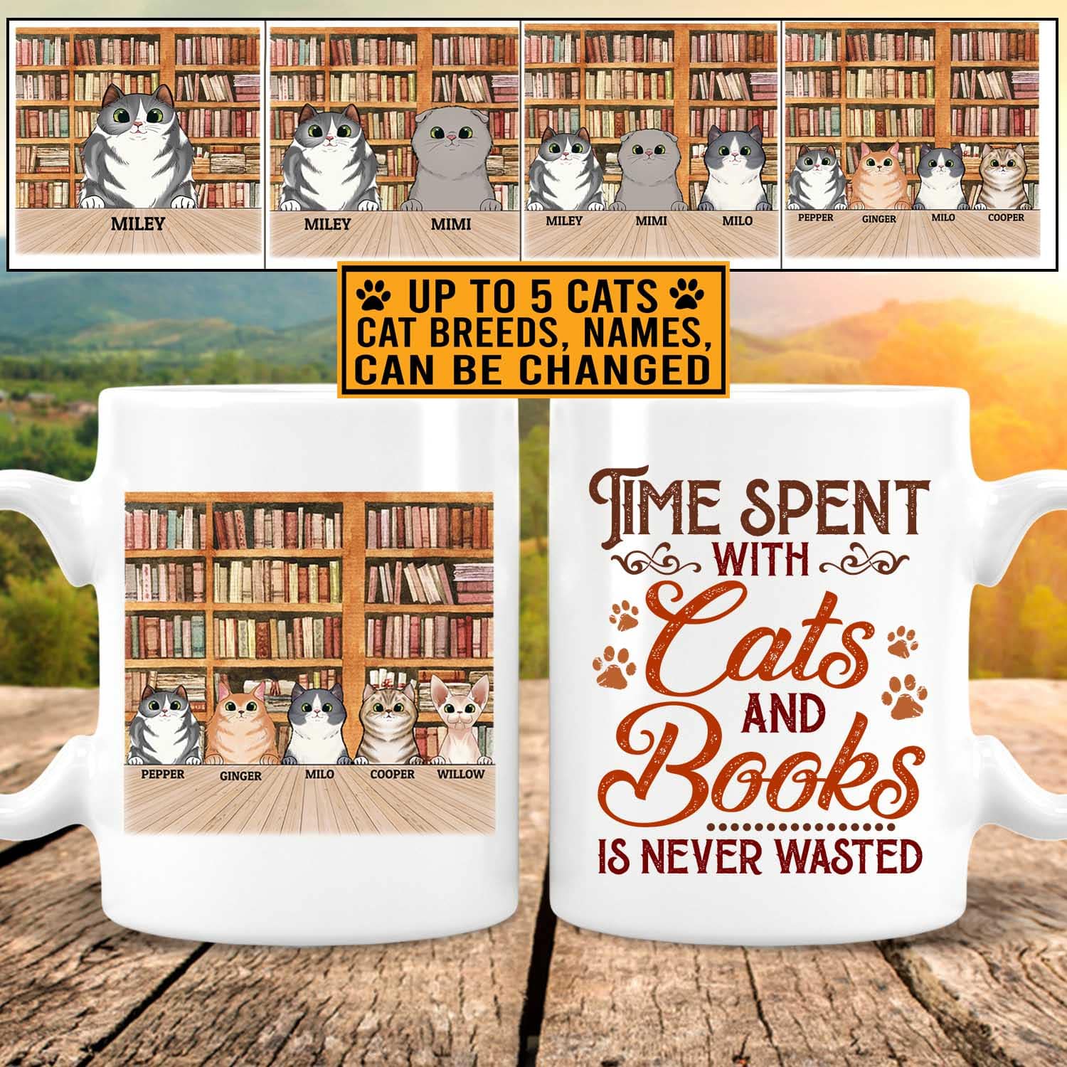 8Th. Time Spent With Cats Mockup 4