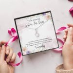 To An Amazing Sister In Law Through Marriage We Became Sisters Alluring Beauty Necklace - Sister In Law Gifts