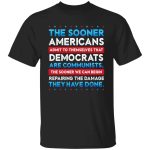 2VT. The Sooner Americans, Black, Unisex T-Shirt 2VT. The Sooner Americans, Black, Unisex T-Shirt