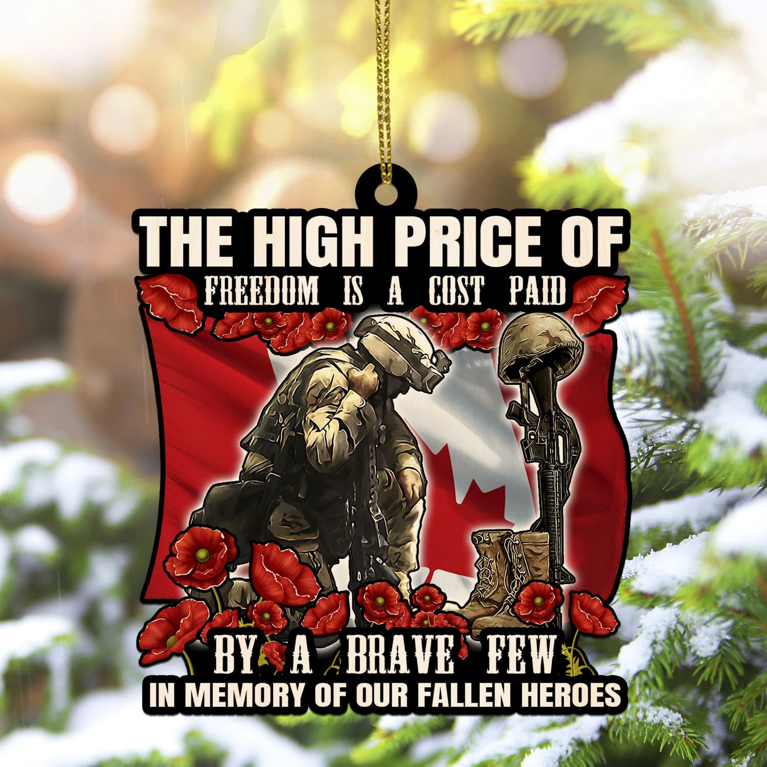 2O. High Price Die Cut Ornament Mockup 3