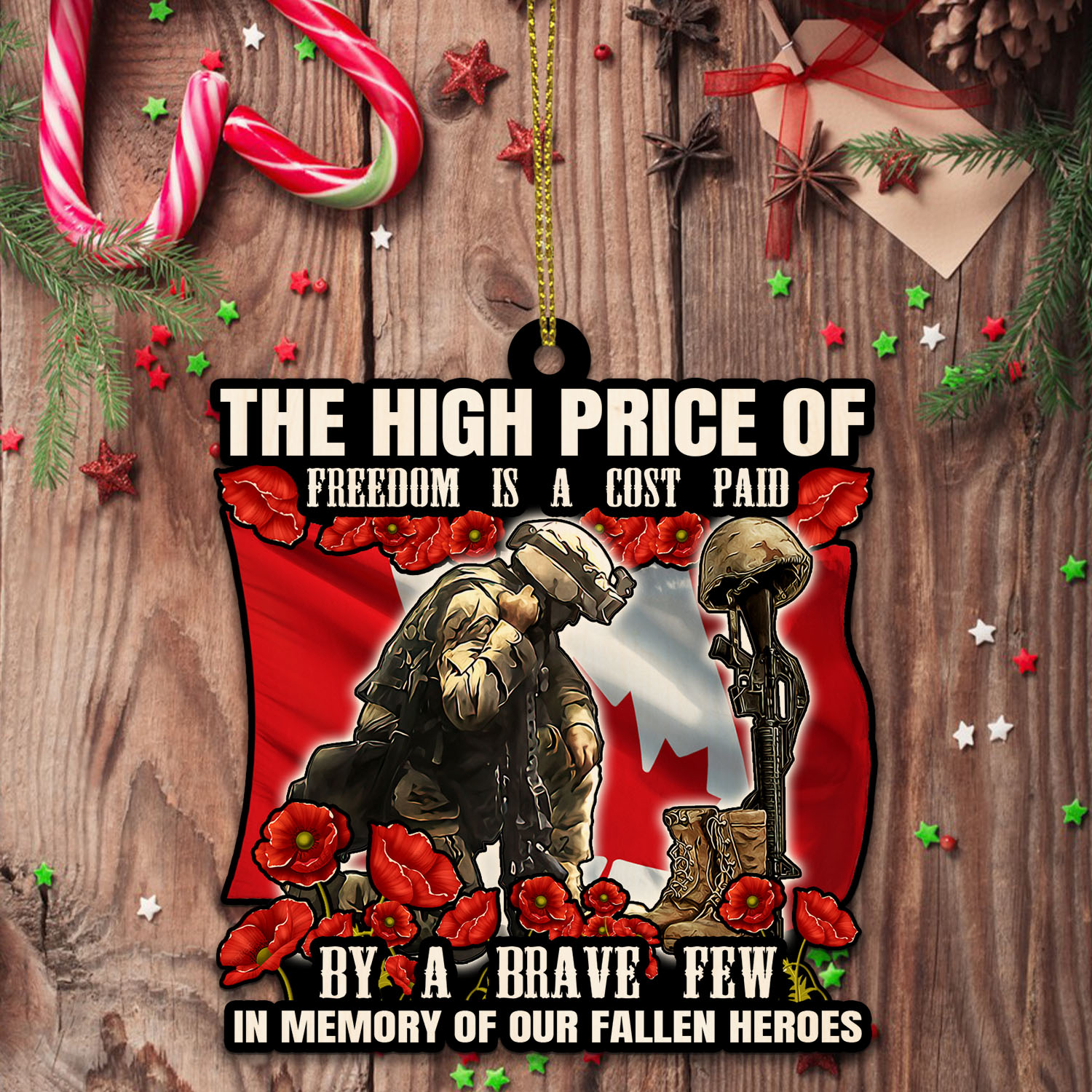 2O. High Price Die Cut Ornament Mockup 5
